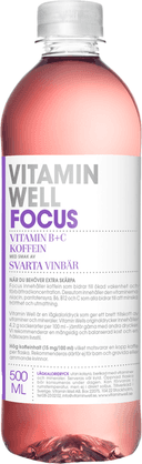 Vitamin Well Focus Blackcurrant 500ml 1 st