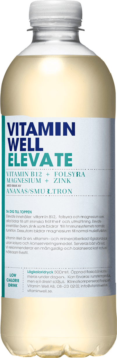 Vitamin Well Elevate Ananas & Smultron 500ml 1 st