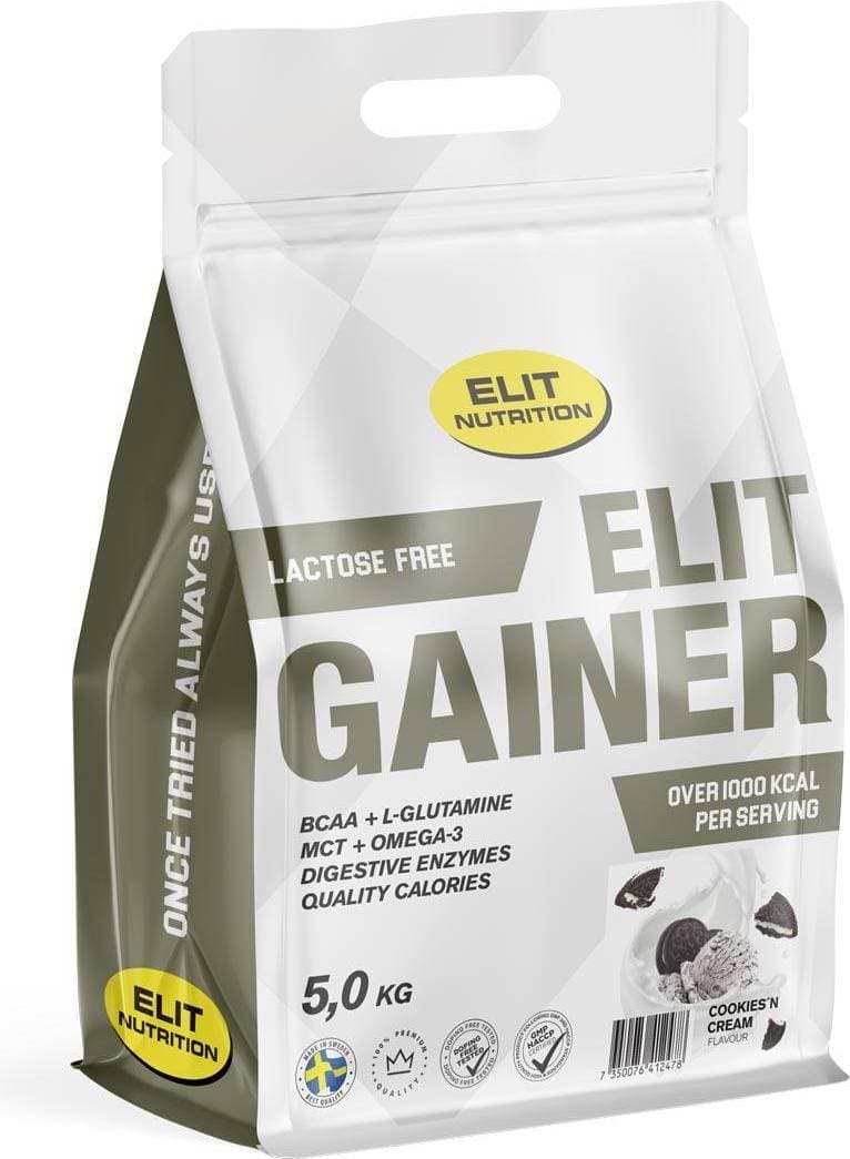 Elit Nutrition Gainer Lactose Free Cookies & Cream 5kg