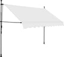 vidaXL Manual Retractable Markis with LED 300x120cm