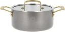 Pillivuyt Gourmet Durance med lock 5 L 24 cm