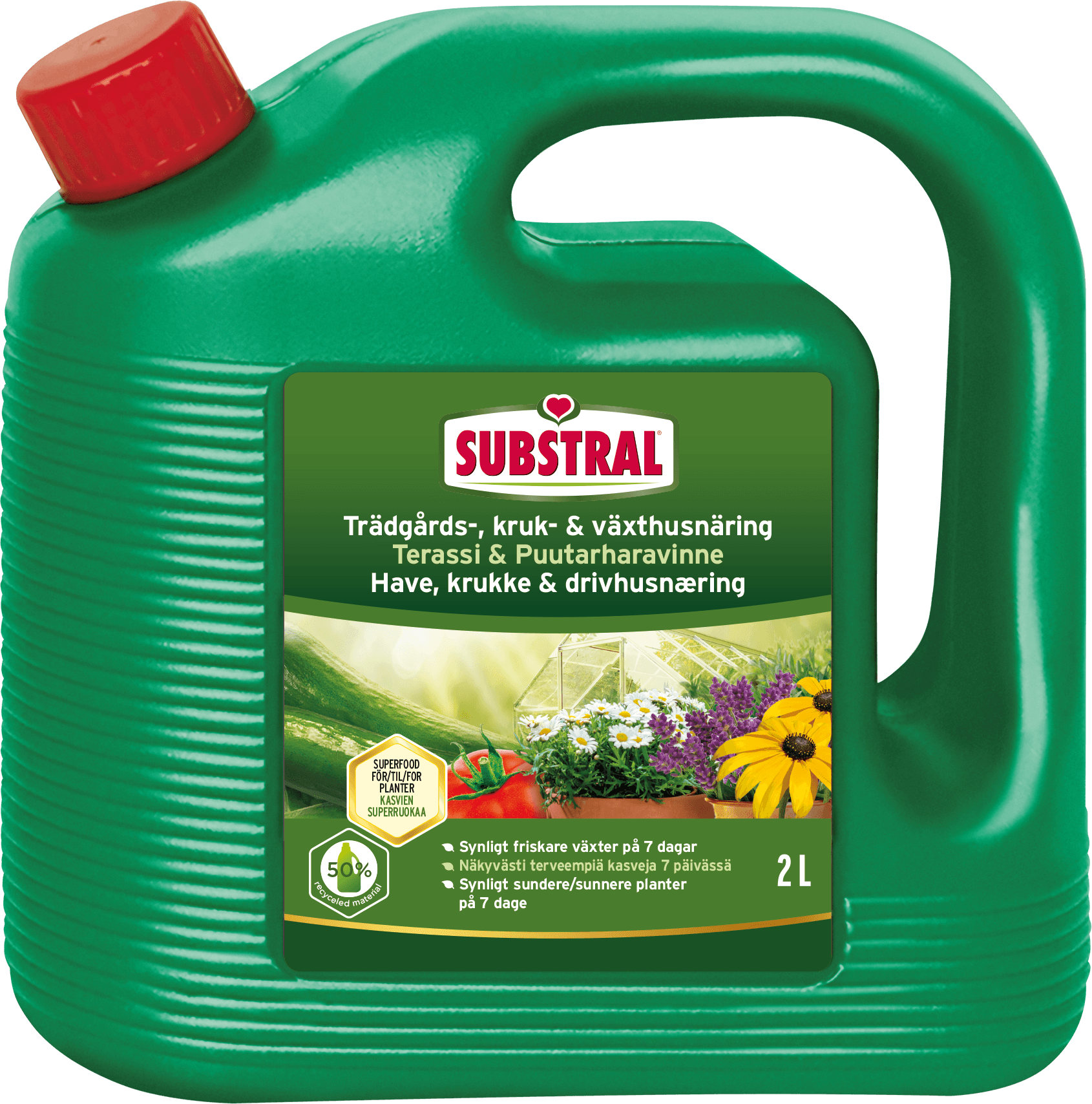 Substral Krukor och Växthusnäring 2L