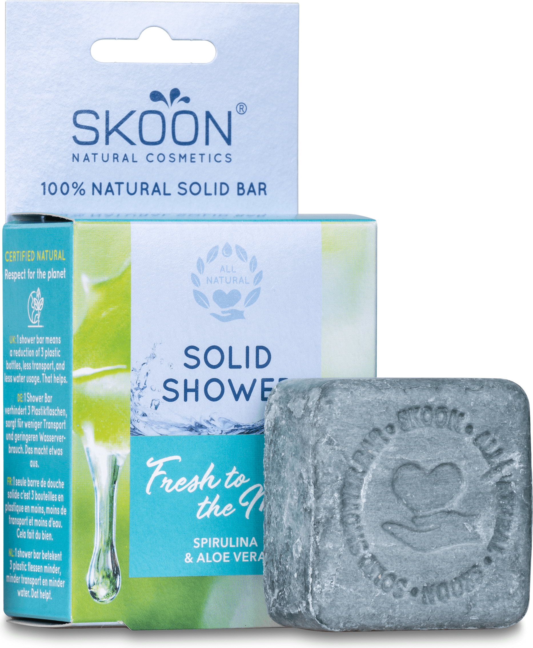 Skoon Solid Shower Bar Fresh To The Max 90g