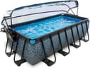 Exit Toys Toys Pool 200x400 cm med Tak Blå