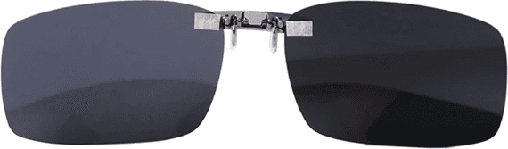 24hshop Clip on Sunglasses Black