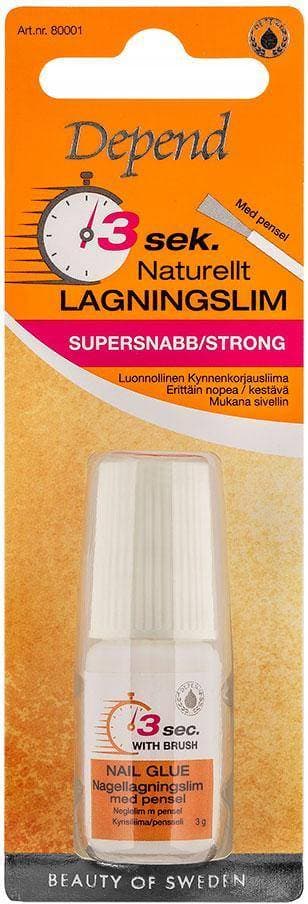 Depend 3 Sek. Naturellt Lagningslim 1ST