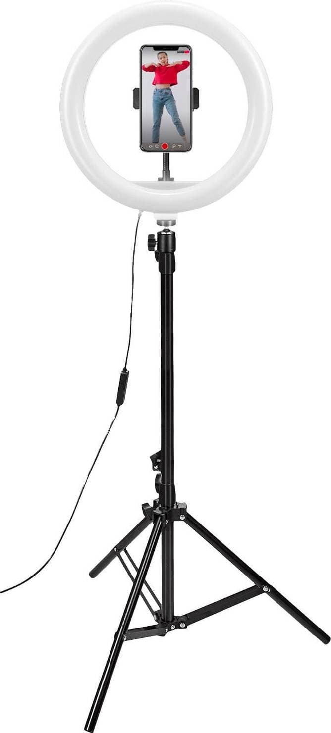 Celly Professional Tripod with Ring Light