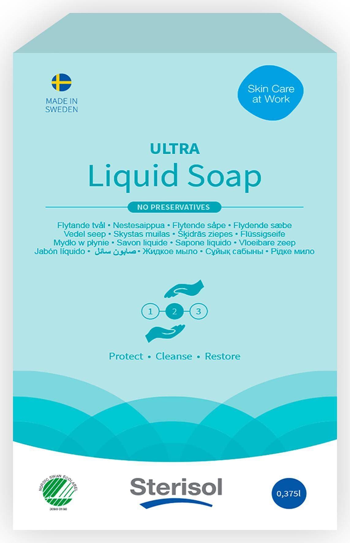 Sterisol Tvål Äkta oparfymerad 375ml