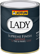 Jotun LADY SUPREME FINISH 80 Nyhet! Väggfärg 2.7L