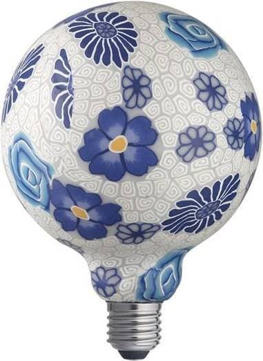 Unison Glob 125mm Flower Blue E27 Dimbar