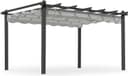 Hillerstorp PERGOLUX 300X400 CM GRÅ ALUMINIUM INKL
