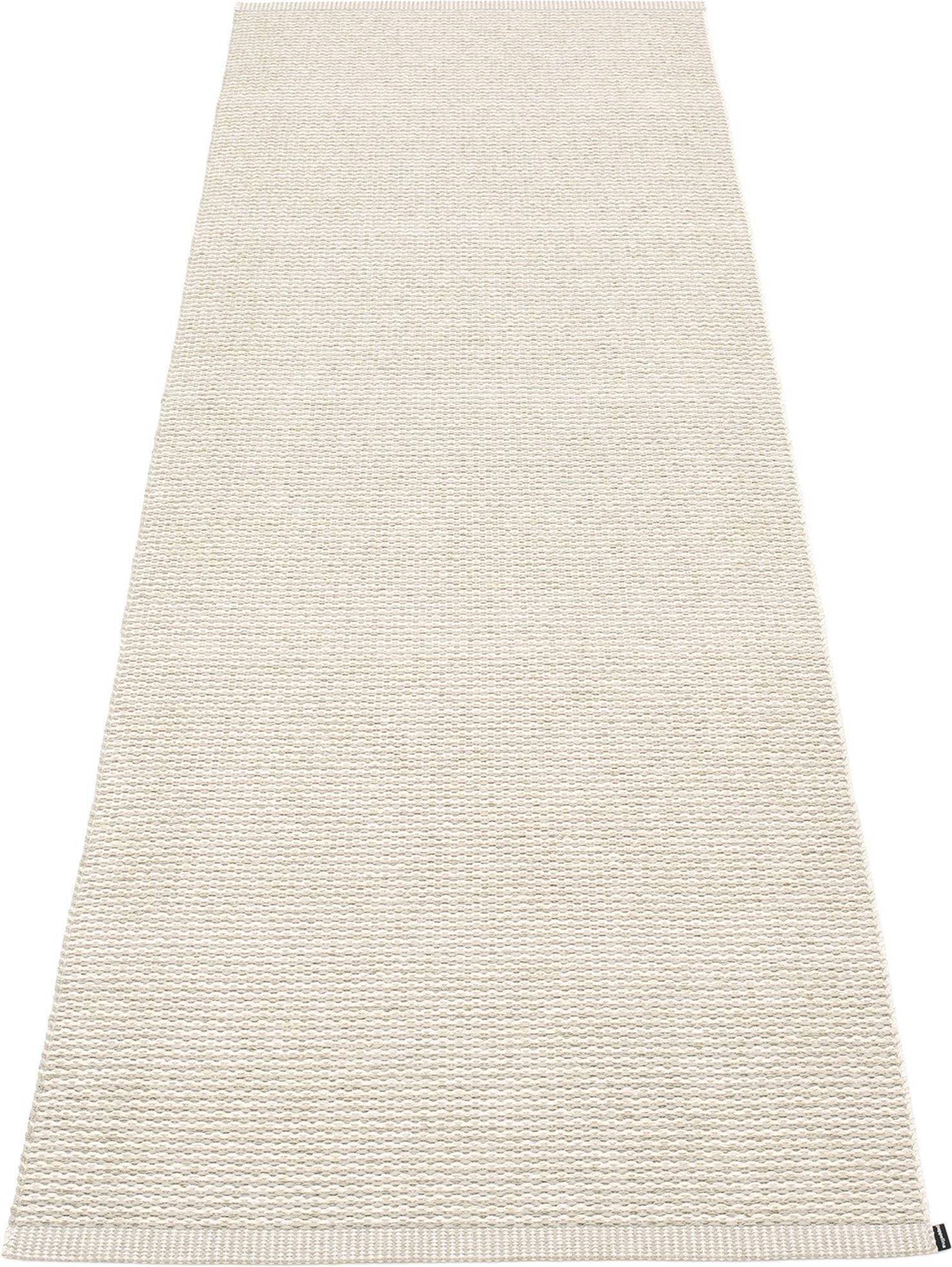 Pappelina Mono gångmatta linen/vanilla Beige, Blå