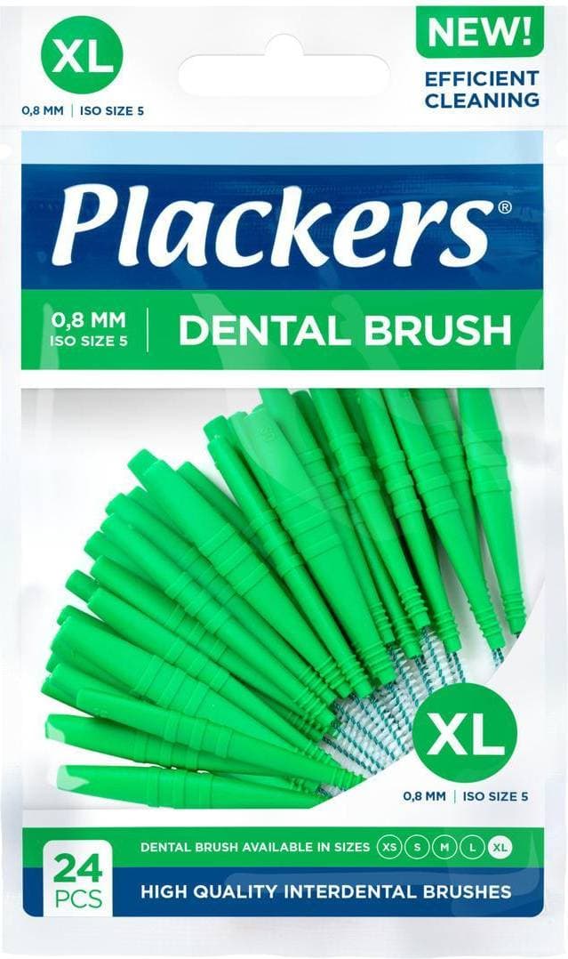 Plackers Dental Brush 0.8mm 24-pack