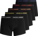 Jack & Jones Boxershorts 5-pack - Black