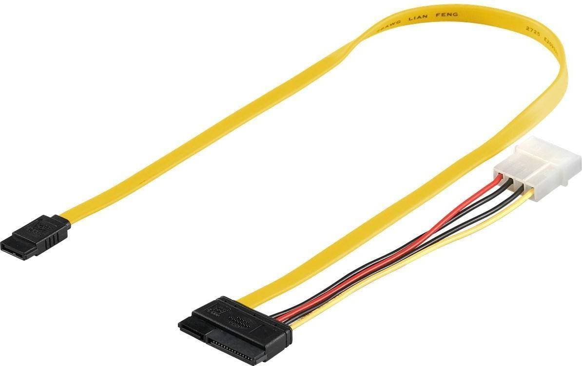 Goobay Pro SATA Cable &amp Power - 0,50