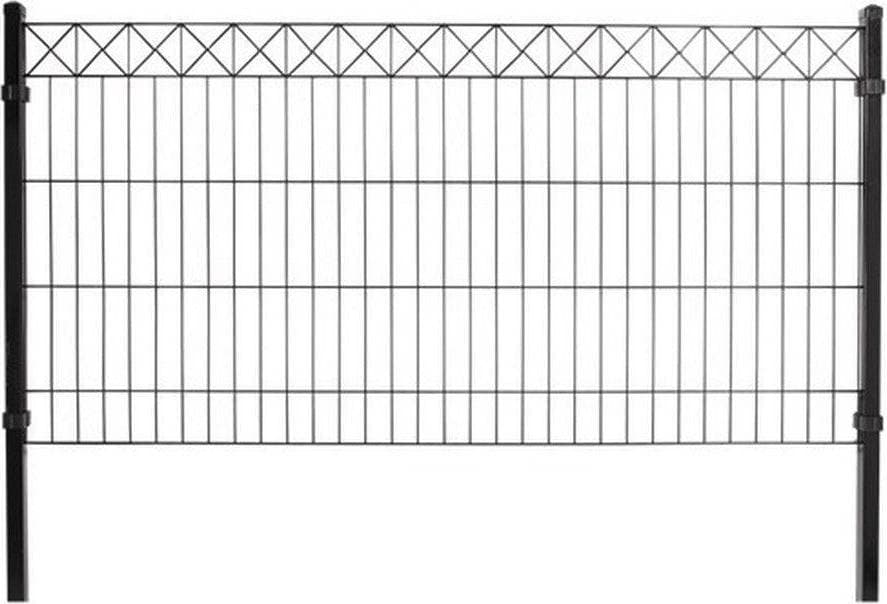 Hortus Panel Fence Set with X-decoration 200x100cm