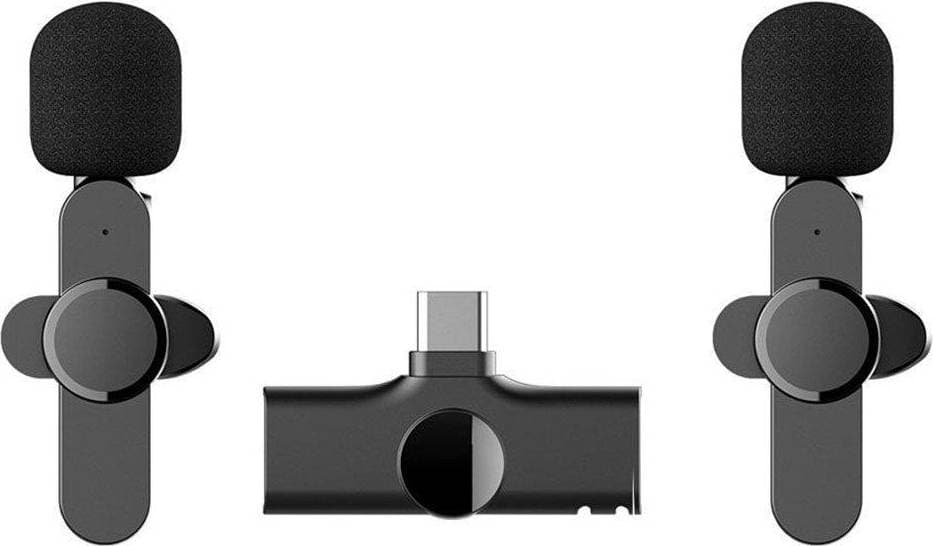 Lippa Wireless Lavalier Microphone x2 USB-C