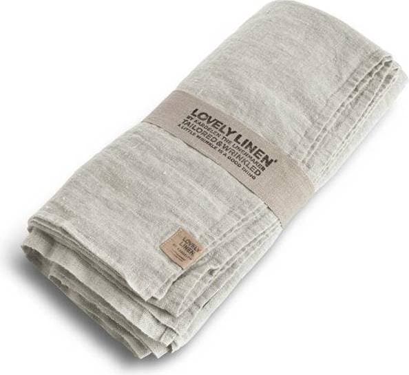 Lovely Linen Dug Bordsduk Grå