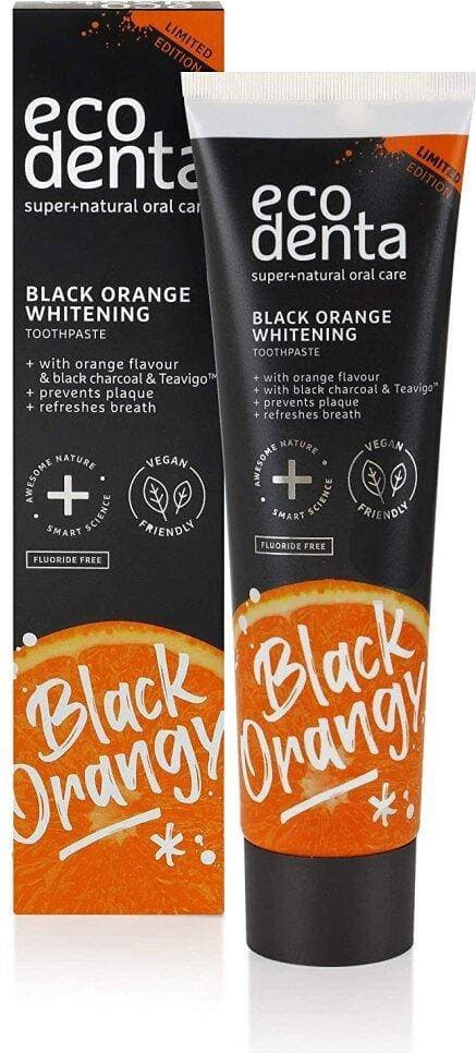 Ecodenta Expert Black Orange Whitening blekande Smak