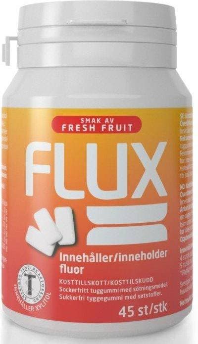 Flux Fresh Fruit Tuggummi Burk 45st