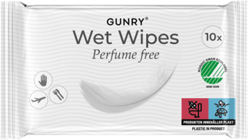 Gunry Våtservett 10 st sensitive 10-pack