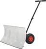 vidaXL Manuell snöplog med hjul 100x44 cm
