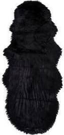 House Nordic Lambskin Svart, Brun, Vit, Grå 60x180cm