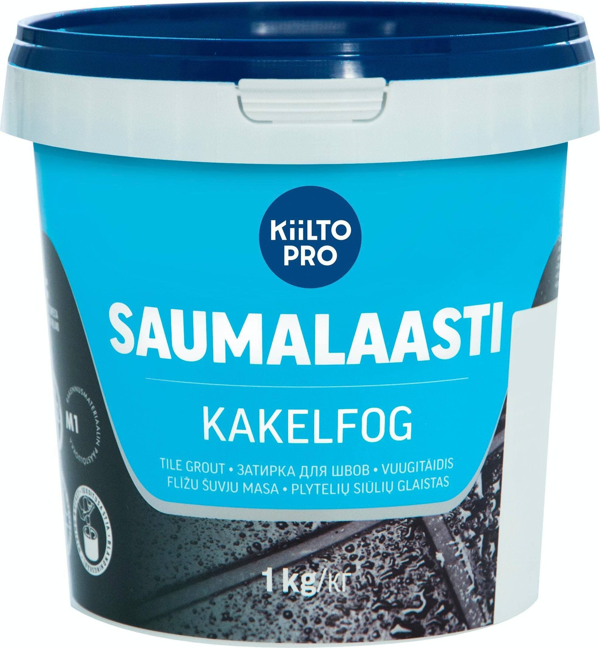 kiilto Kakelfog Mörkgrå 1kg 1st