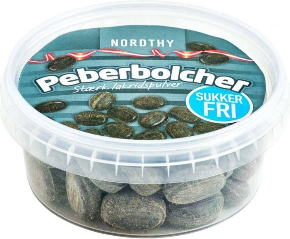 Nordthy Pepper Candies Sugar-Free 180g 1pack
