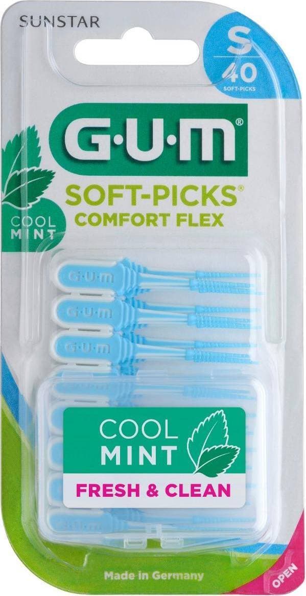 GUM Soft-Picks Comfort Flex Cool Mint Small 40-pack