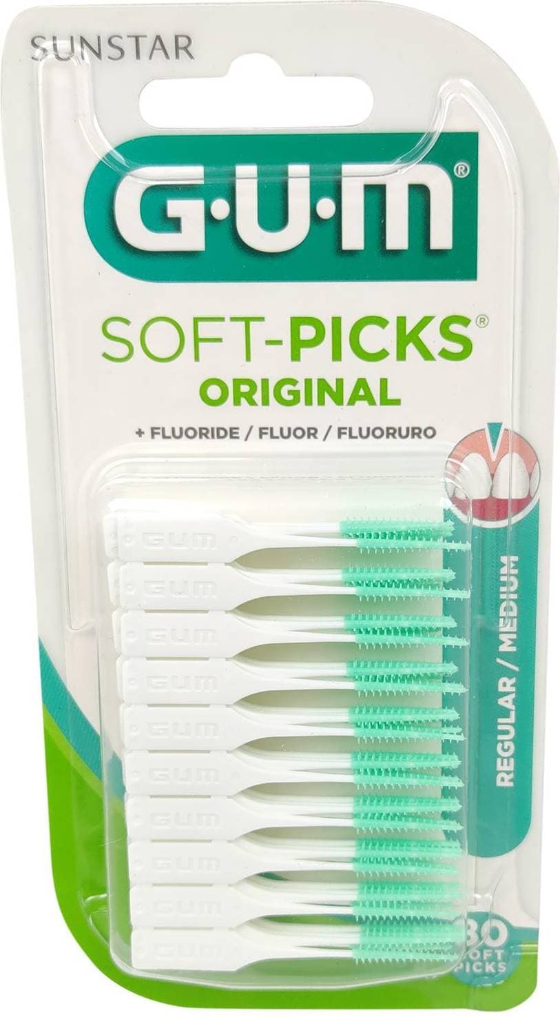 GUM Soft Picks Mellantandborstar Paket