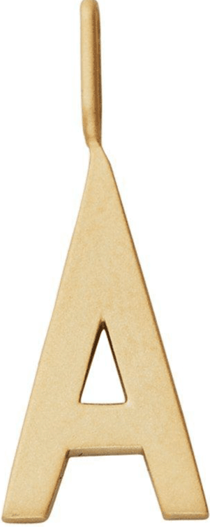 Design Letters Archetype Charm A-Z - Gold