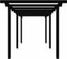 Plus Dobbelt pergola 2 moduler 476x238x226