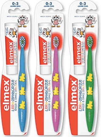 Elmex Learning Toothbrush 3-pack