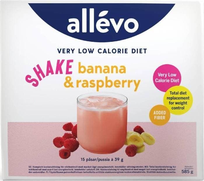 Allévo Shake Banana and Raspberry 39g 15 st