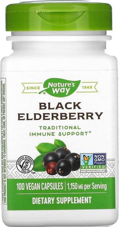 Nature's Way Black Elderberry 575mg 100 st