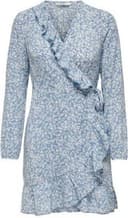 Only Wrap Short Dress - Blue