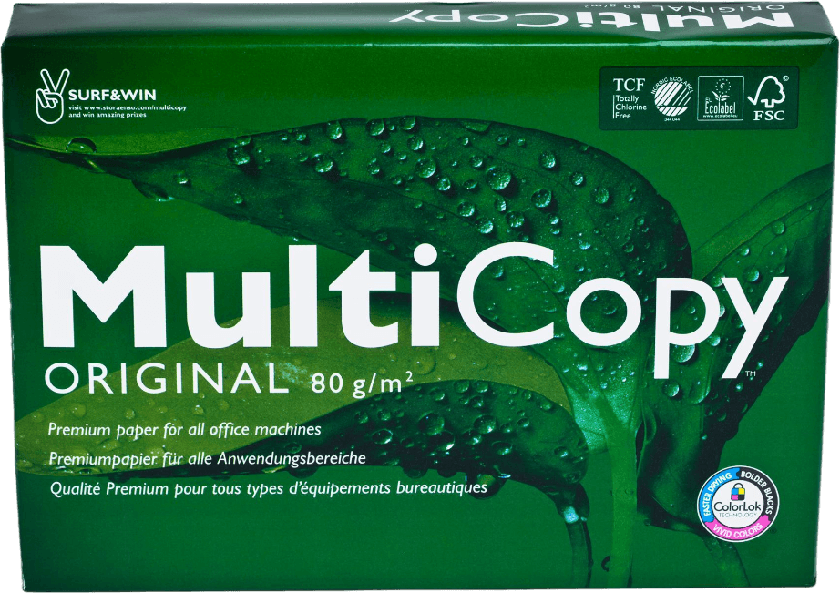 MultiCopy Original A4 80g/m² 500st