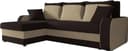 Guddarp Brown/Beige Soffa 230cm 4-sits