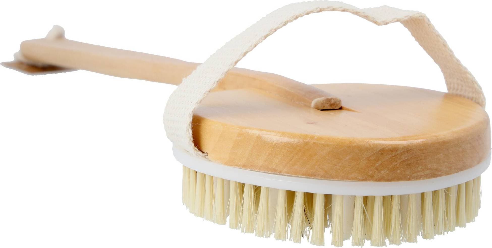 Palmetten Badborste Massageknoppar Trä