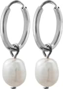 Edblad Perla Hoops - Silver/Pearls
