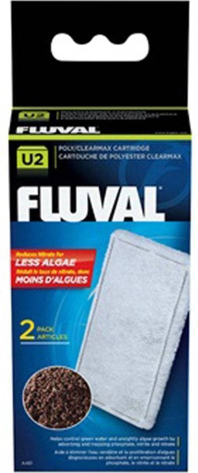 Fluval Poly Clearmax Filter Cartridge U2 2-pack