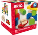 BRIO 25 Coloured Blocks 30114
