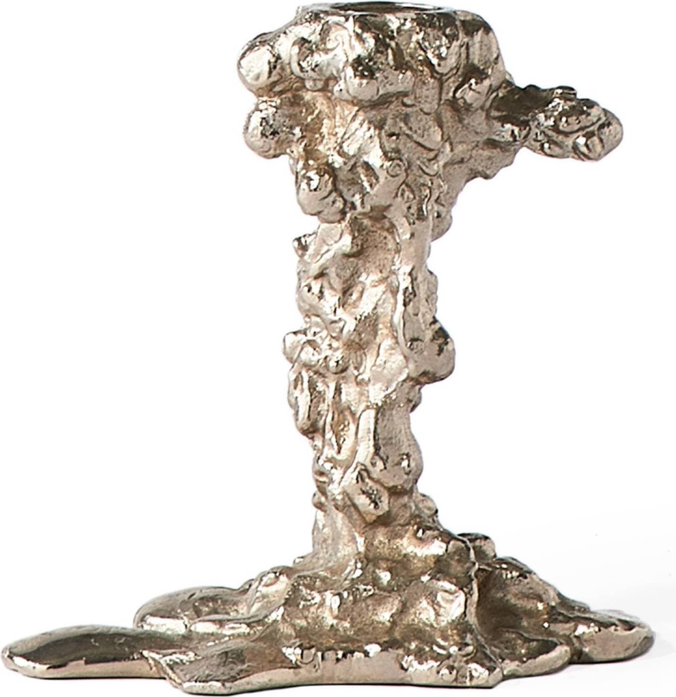 Polspotten Drip S Silver Värmeljuslykta 14cm