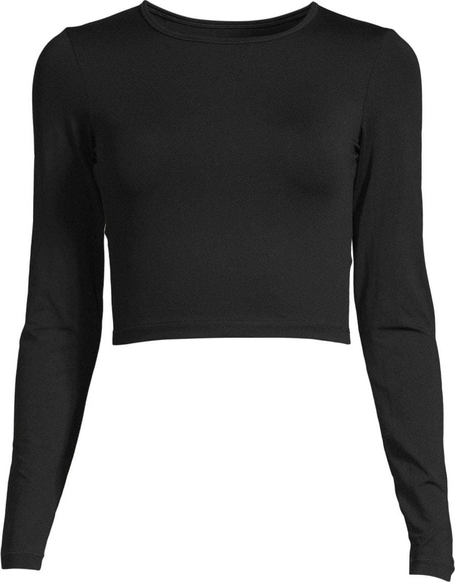 Casall Crop Long Sleeve T-shirt - Black