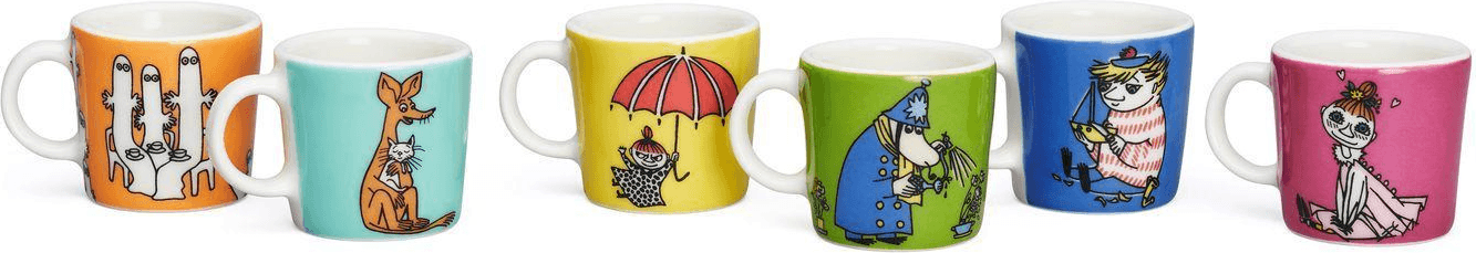 Arabia Mumin Minimuggar Mugg 1.2cl 6st