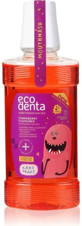 Ecodenta Super + Uppfriskande munvatten Smak Strawberry
