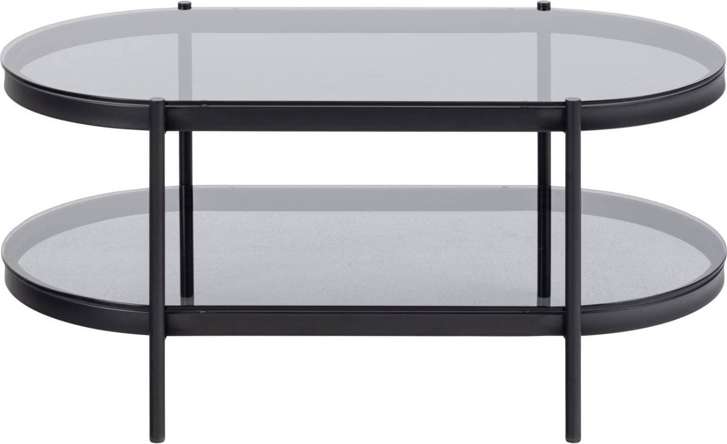 Nordform Li Black Matt Smoke Soffbord 50x95cm