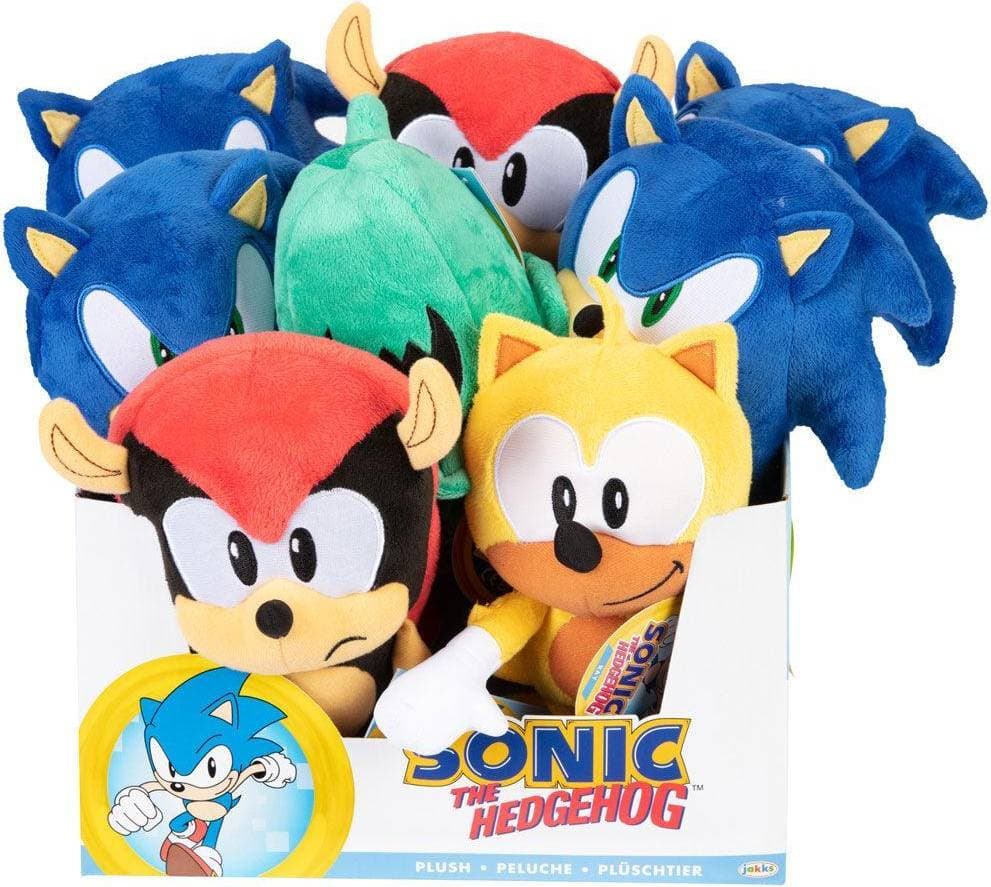 JAKKS Pacific Sonic the Hedgehog Plush 9 Inch W7, Asst