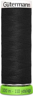 Gutermann rPET Sytråd 000 Svart